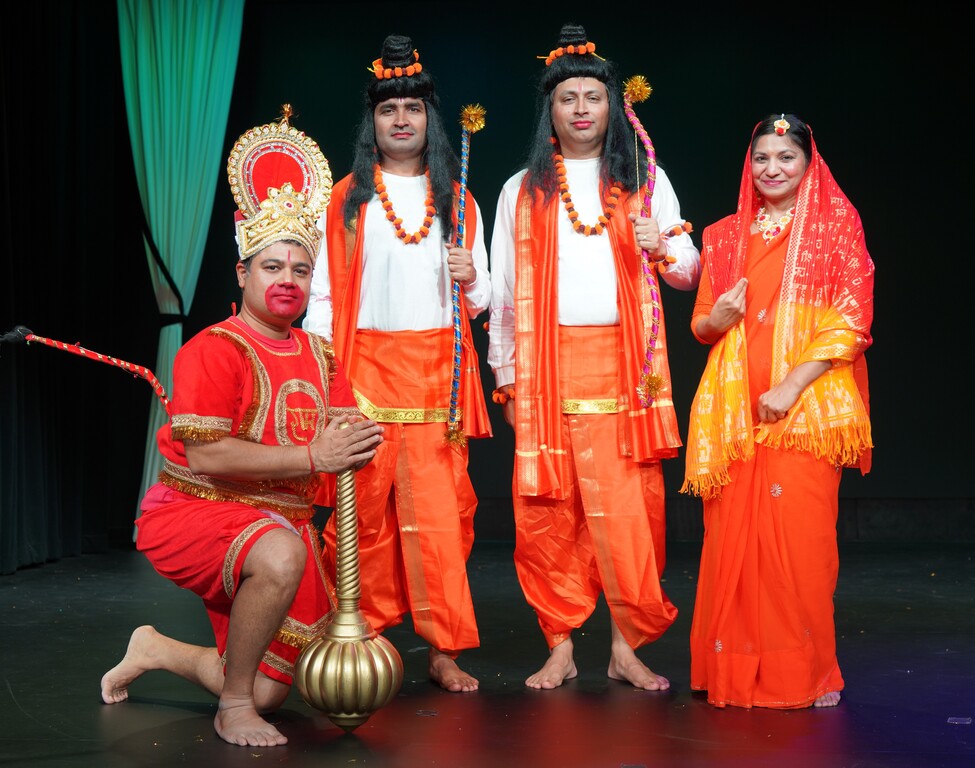 Devotees offering prayers